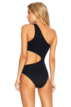 Load image into Gallery viewer, Beach Riot, Celine One Piece Ribbed Black