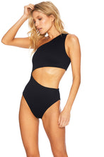 Load image into Gallery viewer, Beach Riot, Celine One Piece Ribbed Black
