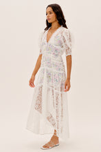 Load image into Gallery viewer, FINAL SALE: For Love and Lemons, Loretta Midi Dress Ivory

