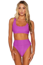 Load image into Gallery viewer, FINAL SALE: Beachriot, Peyton Top, Glowing Purple
