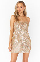 Load image into Gallery viewer, FINAL SALE: Show Me Your Mumu, Martini Mini Dress, Deco Sequins

