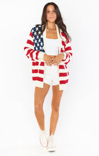 Load image into Gallery viewer, Show Me Your Mumu, Zippy Cardigan America Knit
